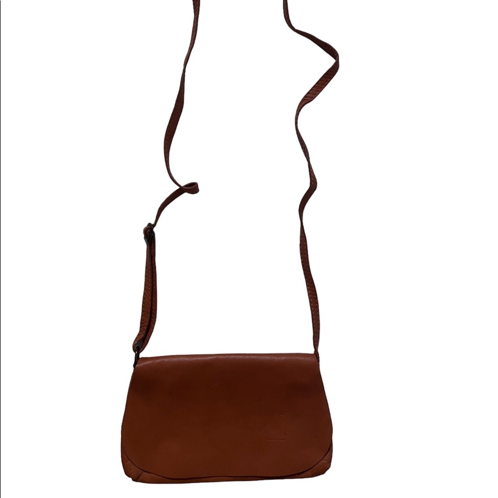 Genuine Italian leather crossbody bag